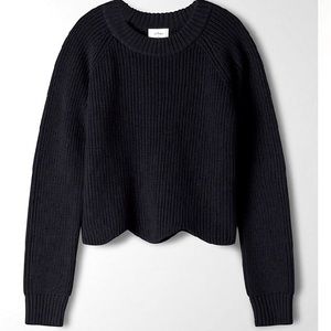 Aritzia Wilfred Sardou cropped sweater